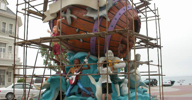 大连玻璃钢雕塑,大连塑石假山,大连园林景观