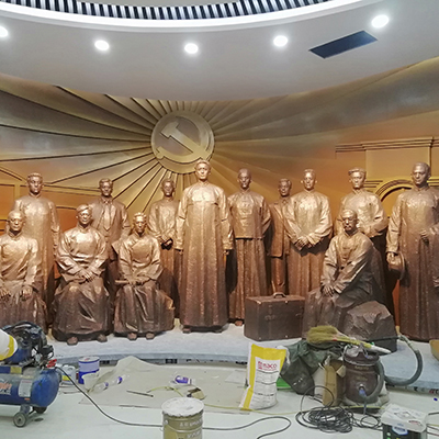 玻璃钢仿铸铜人物