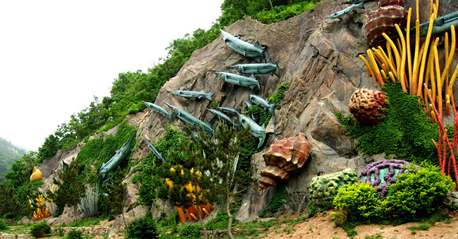 大连十八盘-海洋雕塑